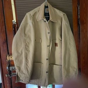 Carrhart blanket lined barn coat xxl